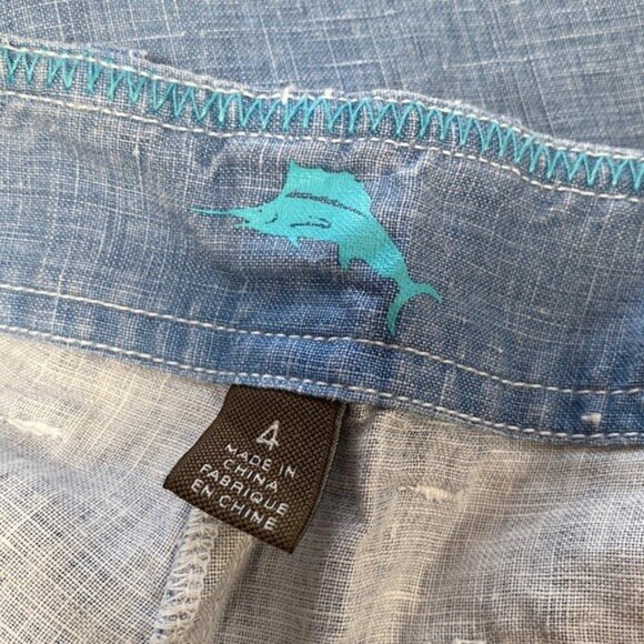 Tommy Bahama See Glass Linen Pant NWOT - Picture 7 of 8